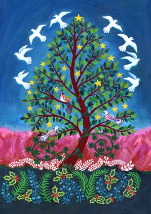 Tree of Peace charity holiday card supporting National Alliance to End Homelessness