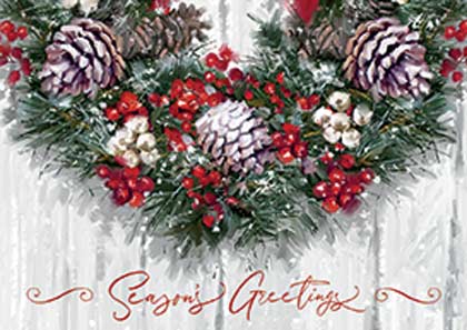 Winter Wreath Holiday Card
