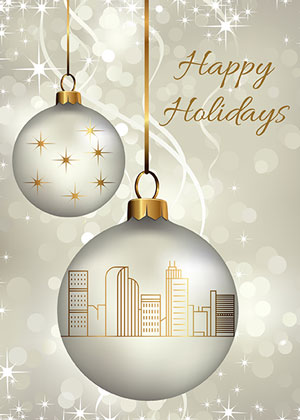 Denver Ornaments Holiday Greetings Card
