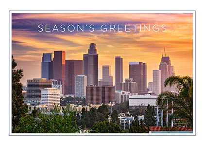 Los Angeles Colors Holiday Card