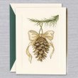 Elegant Pinecone Ornament and Beautiful Holiday and Christmas Cards from William Arthur
