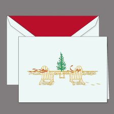 Crane SEASIDE CHRISTMAS Card