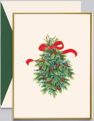 William Arthur Festive Holiday Swag Holiday Cards