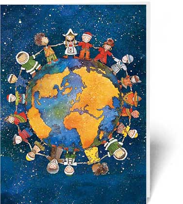Children of the World (GH0710) Global Health Council Charity Holiday Cards
