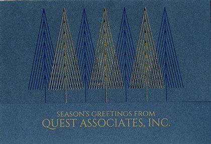 SPRUCED modern Business Holiday Card