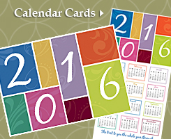 2015 Calendar Cards