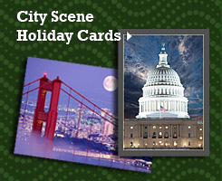 City Scene Holiday Cards