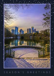 Atlanta Midtown Sunset Christmas ...