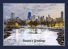 Wintertime in Chicago Holiday Card