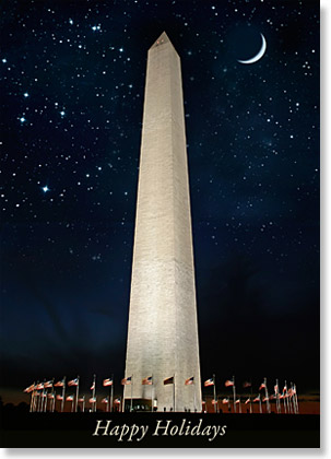The Washington Monument Holiday Card