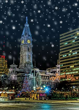 Philadelphia Christmas Village Holiday Card