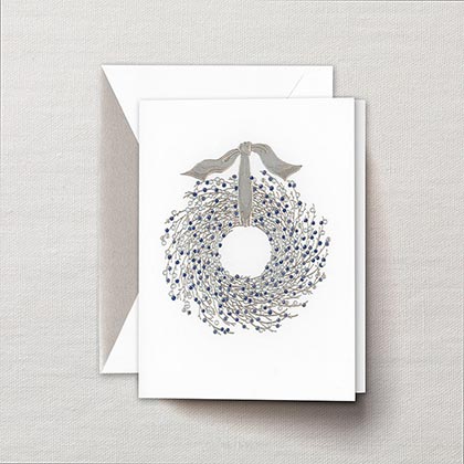 JUNIPER BERRY WREATH Crane JUNIPER BERRY WREATH Holiday Card