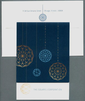 DAZZLING ARRAY Business Holiday Card