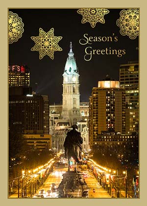 Washington Faces City Hall Holiday Card
