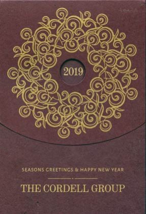 Gilded Wishes Checkerboard GILDED WISHES Modern Holiday Card
