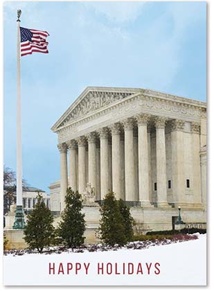 US Supreme Court Washington DC Holiday Cards