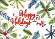 Happy Holidays Greenery Happy Holidays Greenery