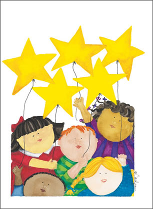Balloon Fun (SCF0102H) Starlight Childrens Foundation Charity Holiday Card from Artline Greetings