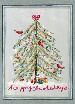 Holiday Tree (SCF2136) Starlight Childrens Foundation Charity Holiday Card from Artline Greetings
