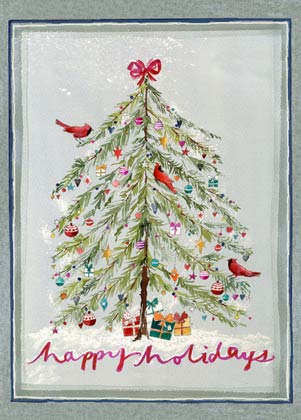 Holiday Tree Holiday Tree (SCF2136) Starlight Childrens Foundation Charity Holiday Card from Artline Greetings