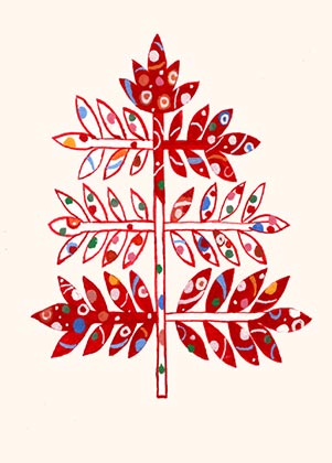 Leaves & Branches (NFCR1215) National Foundation for Cancer Research Charity Holiday Card