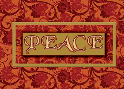 Peace (BCF1218) Charity Holiday Card