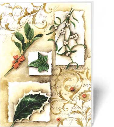 Holiday Greenery (BCF0706) Charity Holiday Card