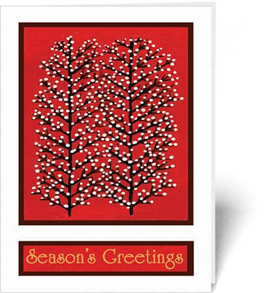 Snowy Branches (BCF0911) Charity Holiday Cards