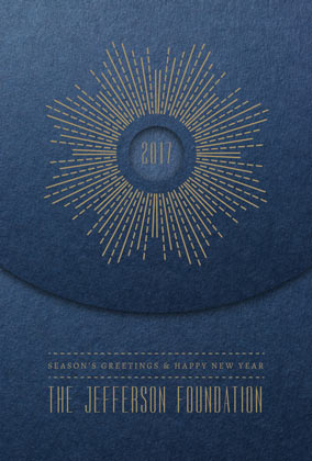 RADIANT YEAR Business Holiday Card
