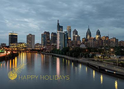 Philadelphia River Skyline