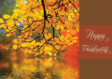 Autumn Reflection Thanksgiving Card