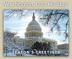 2018Washington DC Holiday Cards